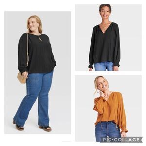 Knox Rose Navy Boho Top